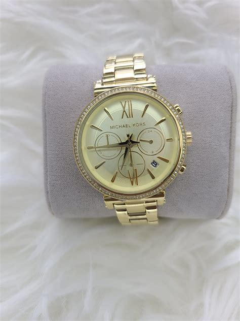 michael kors sophie watch best buy|michael kors leather watches.